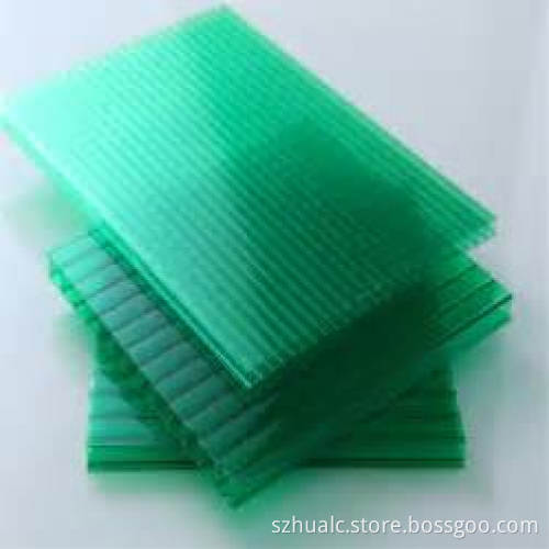 Plastic hollow partition